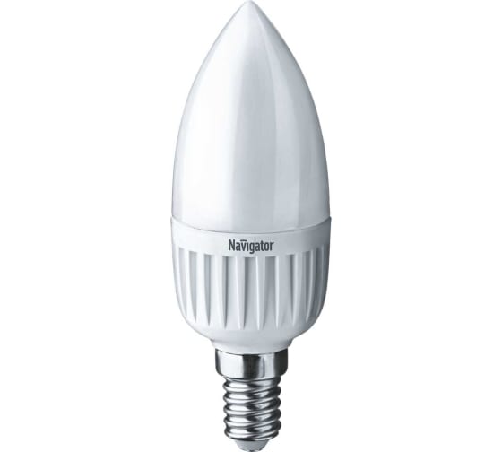 

Лампа светодиодная Navigator NLL-P-C37-5-230-4K-E14-FR 5Вт, 176-264В, 4000К, 400лм, Е14, 37х99мм, свеча, матовая (94482), NLL-P-C37-5-230-4K-E14-FR