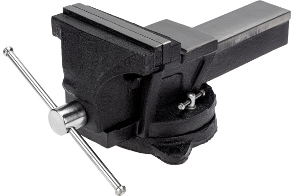 Изображение товара Купить слесарные поворотные тиски KRANZ KR-12-5102 с наковальней 150мм