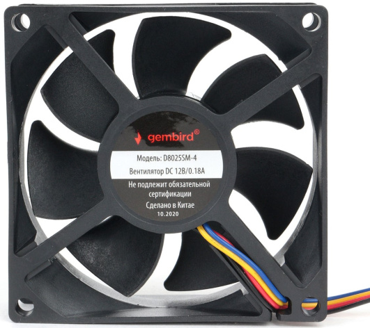 фото Вентилятор для корпуса Gembird D8025SM-4 в Перми