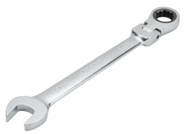 Изображение товара Комбинированный трещоточный ключ 17 мм Gigant grf-136 с шарниром