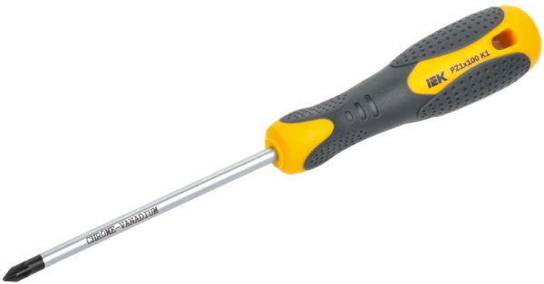Изображение товара Отвертка IEK ARMA2L 3 отвертка PZ1 для винтов шурупов крепежных работ