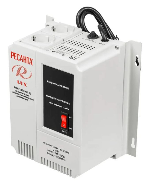 Изображение товара Стабилизатор Ресанта 63/6/15 настенный, релейный 2000 ВА с дисплеем