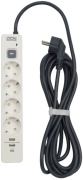 фото Сетевой фильтр  Powercom SP-01 USB2A1CW 3.0M