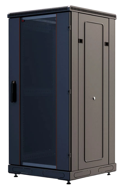 

Шкаф напольный 19", 24U ССД 130411-01130 телекоммуникационный, ШТ-НП-М-24U-600-600-С-Ч, передняя дверь стекло, черный, 130411-01130