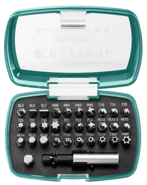 Изображение товара Набор бит Kraftool 26083-H32 универсальный профессиональный инструмент