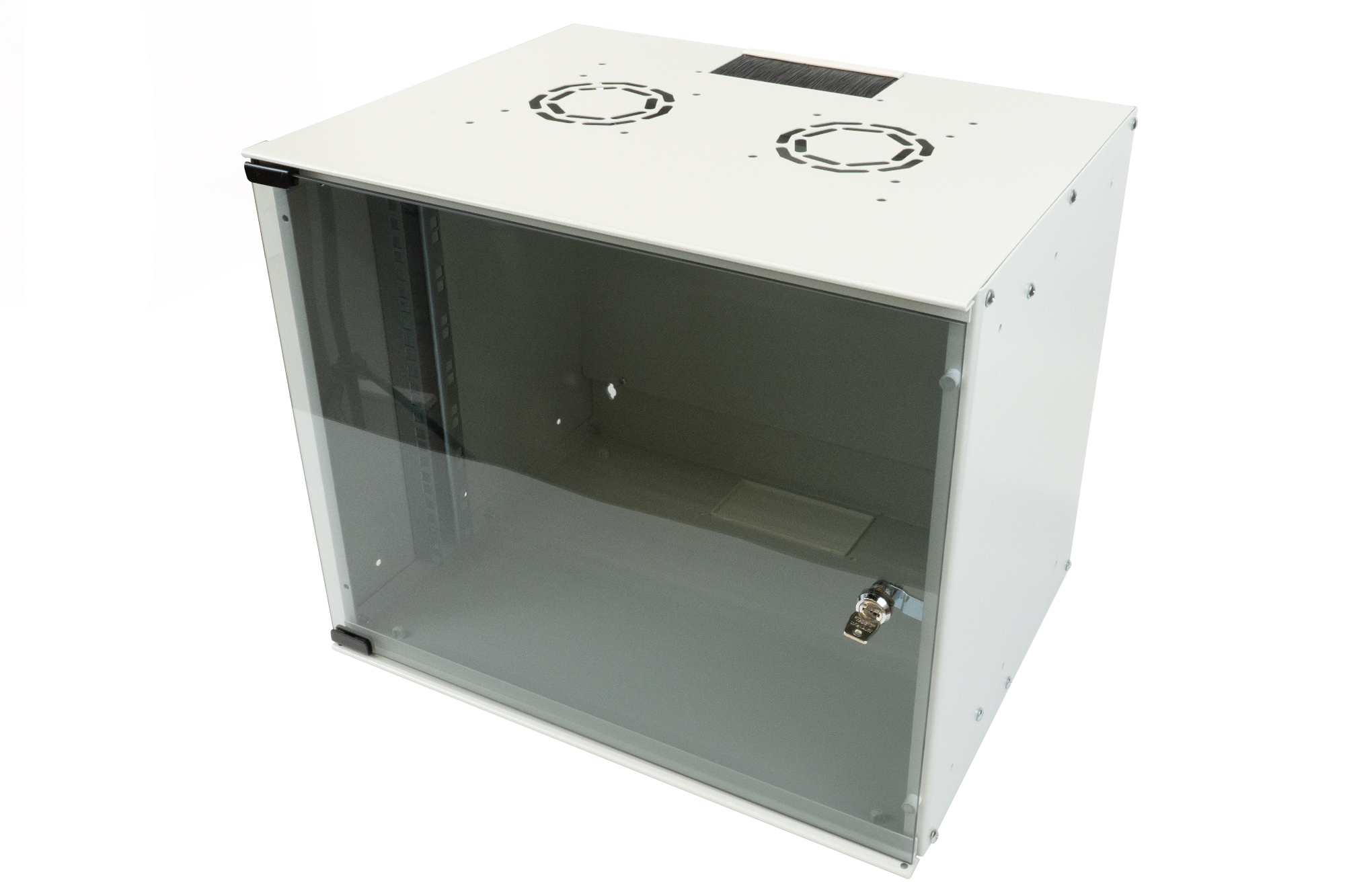 

Шкаф настенный 19", 9U Estap SOHO9U40G SOHOline, 520x400, стеклянная дверь, серый, SOHO9U40G