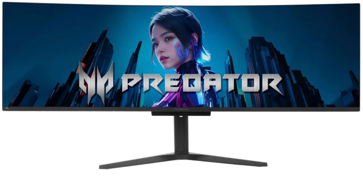 

Монитор 49" Acer Predator X49Xbmipphuzx UM.SXXCD.X01 5120х1440, 32:9, QD-OLED, 250cd, 0,03ms, 1800R, 240Hz, HDMI, 2xDP, USB, USB-C, SPK, HAS, Predator X49Xbmipphuzx