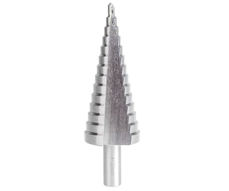 

Сверло KRANZ KR-12-6602 по металлу ступенчатое 4,0-30,0 мм 98 mm 62 HRC, KR-12-6602