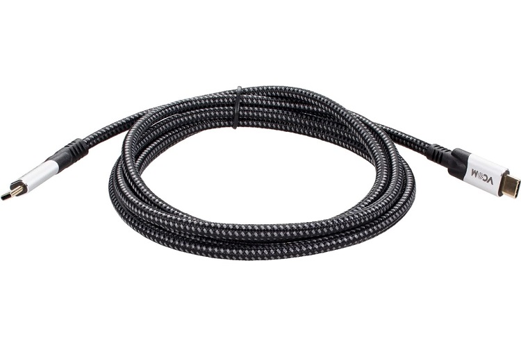 

Кабель интерфейсный VCOM CU560-2M USB4 TypeC(M)--TypeC(M), 5K@60Hz, 8K@30Hz40GBps, PD 240W, 2м, CU560-2M