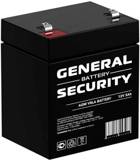 фото Аккумулятор  General Security GSL5-12 F2 в Казани