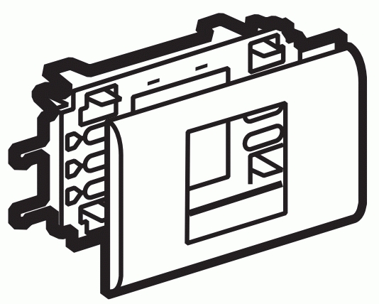 

Суппорт Legrand 010952 - Программа Mosaic - 2 модуля, для кабель-канала DLP, с шириной крышки 65 мм, 010952