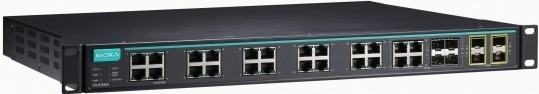 

Коммутатор управляемый MOXA ICS-G7828A-4XG-HV-HV-T 3 уровня с 20 портами 10/100/1000BaseT(X), 4 combo-портами 10/100/1000BaseT(X) или 100/1000BaseSFP, ICS-G7828A-4XG-HV-HV-T