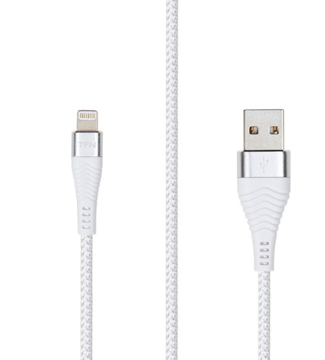 Изображение товара Кабель TFN TFN-CFZLIGUSB1MWH USB 2.0 Type-A — Lightning кабель для зарядки