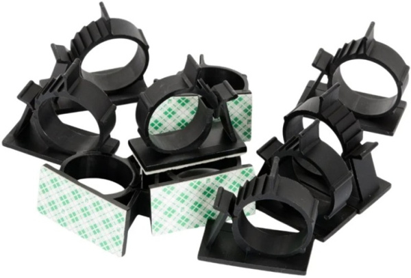 Изображение товара Площадка NMC-CHL13-BK-100 черный ABS самоклеящаяся 100 шт