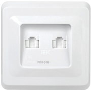 фото Розетка компьютерная IEK EKV25-K01-DM