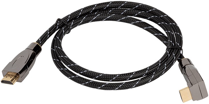 

Кабель HDMI Wize WAVC-HDMIRA-10M 10 м., v.2.0, 19M/19M, 4K/60 Hz 4:4:4, 26 AWG, HDCP 1.4, HDCP 2.2, Ethernet, позол.угловой разъем, экран, черный, пак, WAVC-HDMIRA-10M