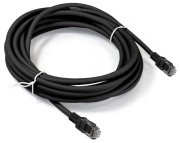 фото Кабель патч-корд U/UTP 5e кат. 10м Exegate UTP-RJ45-RJ45-5e-CU-10M-BK