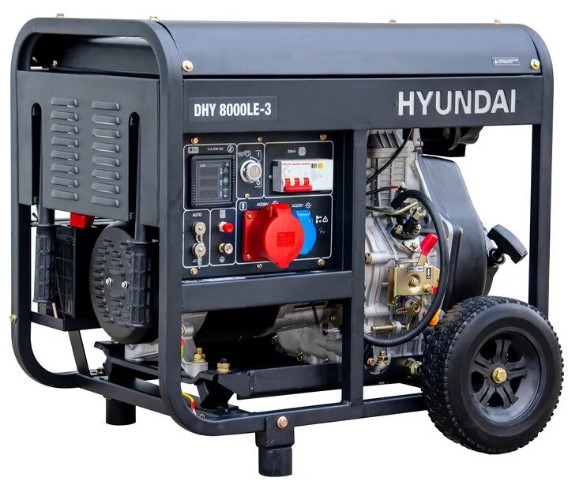 

Генератор дизельный Hyundai DHY 8000LE-3, DHY 8000LE-3