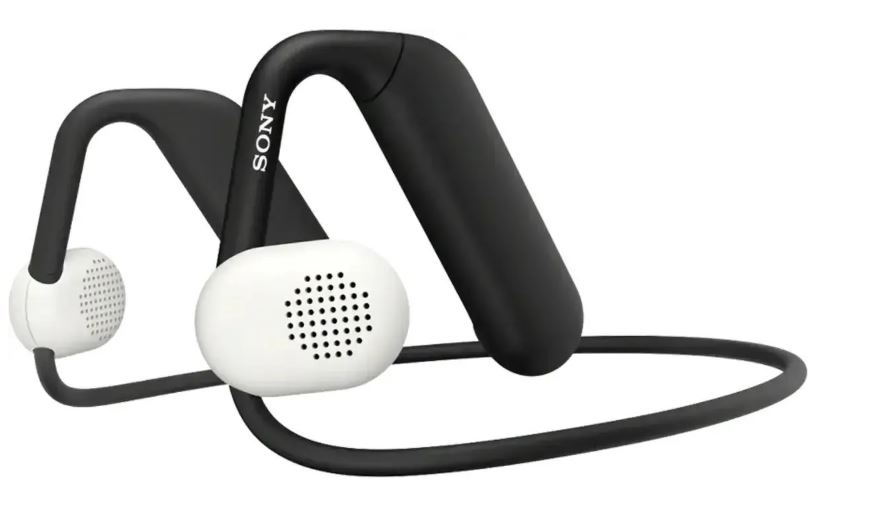 

Наушники Sony WI-OE610 черный/белый беспроводные bluetooth нашейный держатель, WI-OE610
