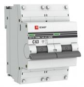 Изображение товара Автоматический выключатель EKF mcb47100m-2-63C-pro