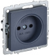 фото Розетка без заземления  IEK BR-R13-10-K35