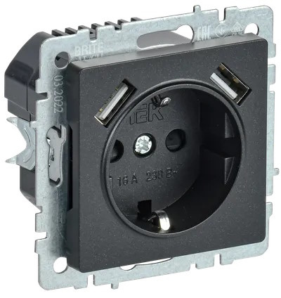 фото Розетка  IEK BR-R14-16-U21-D21-K02 в Екатеринбурге