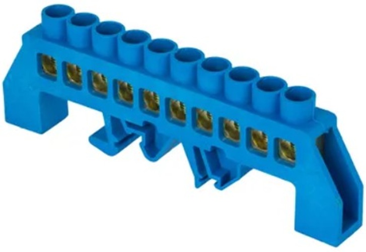 

Шина EKF sn0-125-10-dn нулевая N 8х12 10 отвер. латунь син. нейлоновый корпус комбинированный, PROxima, sn0-125-10-dn