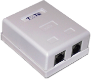 фото Компьютерная розетка TWT TWT-SM2-4545/6-WH