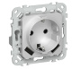 фото Розетка с заземлением  IEK FI-R14-16-1-U21-D31-K47