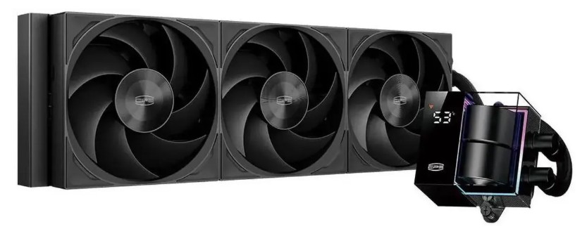 

Система охлаждения жидкостная PCCooler DS360 Pro Digital LGA1200/1700/1851/AM4/AM5 (310W, 3*120mm, 500-2200rpm, 66CFM, 34.3dBa), DS360 Pro Digital