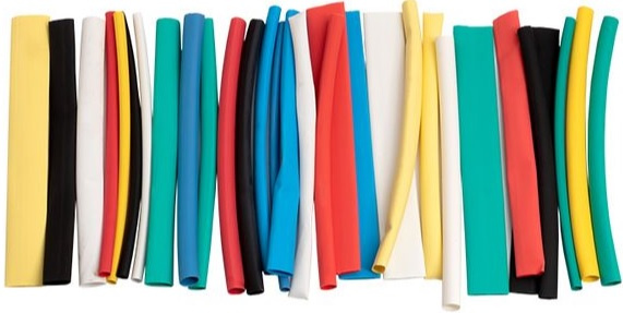 Изображение товара Полиолефиновые термоусадочные трубки EKF tut-n-3-r 0.1 м Разноцветные