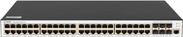 Изображение товара Управляемый коммутатор уровня 2 SNR SNR-S5310G-48TX-2AC, 48 портов Gigabit