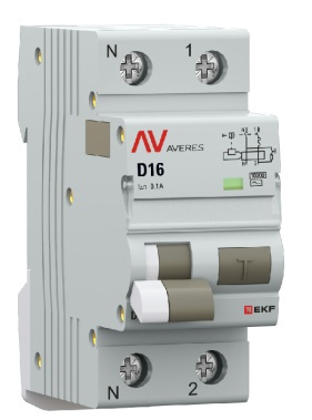 фото Автомат дифференциальный EKF rcbo10-1pn-16D-100-ac-av в Красноярске