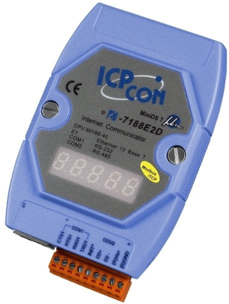 Изображение товара Контроллер ICP DAS I-7188E2D-MTCP CR