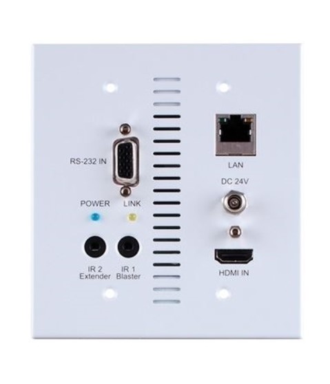 

Панель-передатчик настенная Cypress CH-507TXWPUS сигналов HDMI, Ethernet, ИК и RS-232 в витую пару, CH-507TXWPUS