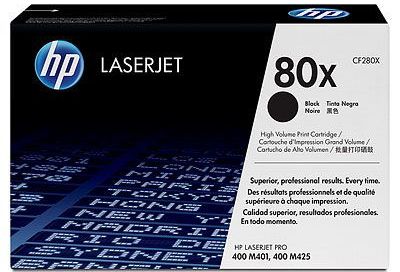

Картридж HP 80X CF280X для принтеров HP LJ Pro 400 M401/Pro 400 MFP M425, черный 6900 стр, 80X