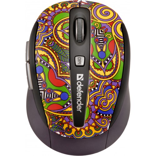 

Мышь Wireless Defender To-GO MS-585 USB, 1600 dpi, Nano Fiesta 52589, To-GO MS-585