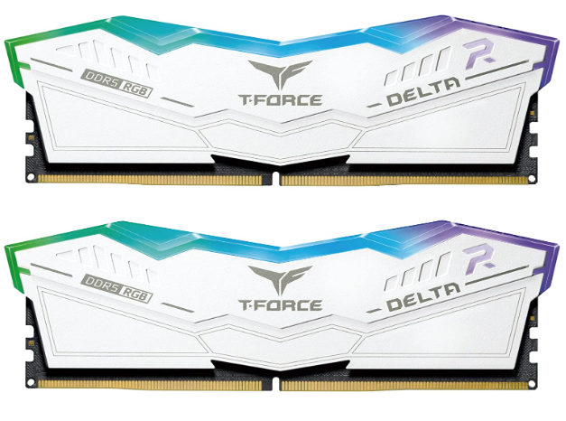 

Модуль памяти DDR5 64GB (2*32GB) Team Group FF4D564G6000HC38ADC01 T-Force Delta RGB white PC5-48000 6000MHz CL38 1.3V, FF4D564G6000HC38ADC01