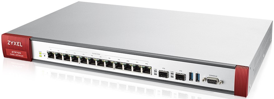 

Межсетевой экран ZYXEL ZyWALL ATP700 Rack, 12 (LAN/WAN) портов GE, 2xSFP, 2xUSB3.0, AP Controller (8/264), Device HA Pro, Sandbox и Botnet Filter, с п, ZyWALL ATP700