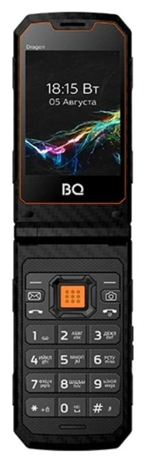 

Мобильный телефон BQ 2822 Dragon Black+Orange 2.8 ", BT, доп. экран 1.77" QCIF, 0.3 MP, SIM: 2, 2000 mAh, 2822 Dragon Black+Orange