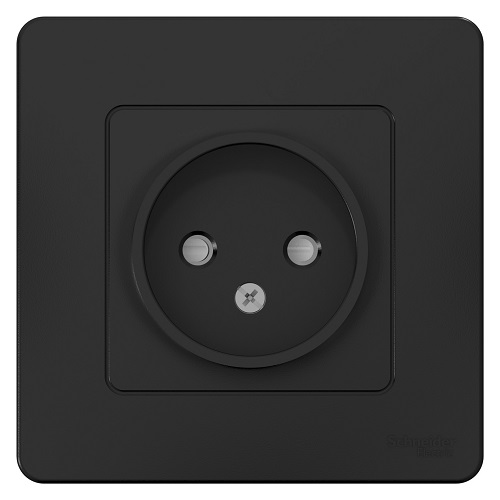 

Розетка Schneider Electric BLNRS000116 б/з со шторками, 16А, 250В Антрацит внутр, BLNRS000116