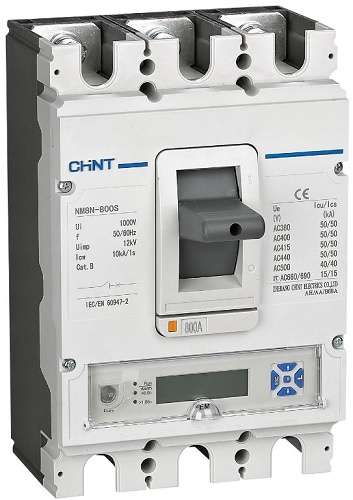 Изображение товара Автоматический выключатель CHINT 271404 в литом корпусе 3Полюса 64-160А