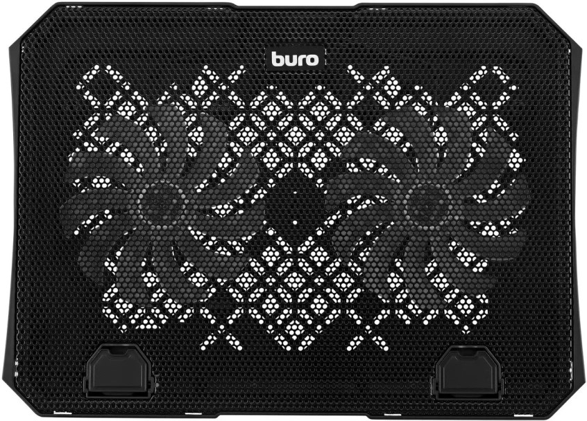 

Подставка для ноутбука с охлаждением Buro BU-LCP150-B212 для ноутбука 15" 74.35дБ 1xUSB 2x 140ммFAN 480г металлическая сетка/пластик черный (1914406), BU-LCP150-B212