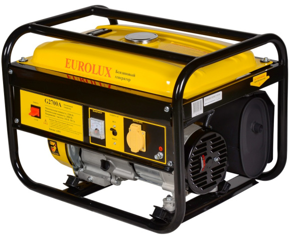 Изображение товара Бензиновый генератор Eurolux G2700A 2 кВт для дома стройки и отдыха