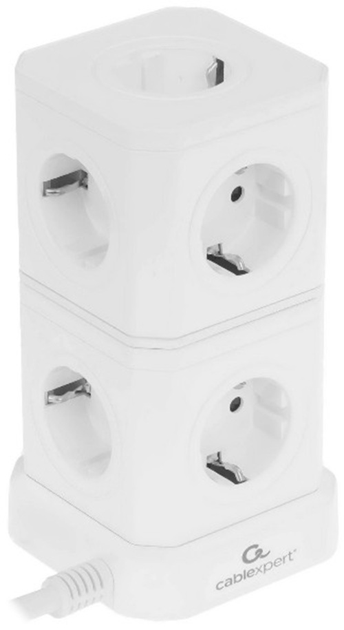 фото Сетевой фильтр  Cablexpert TWR-9-U4-W-2