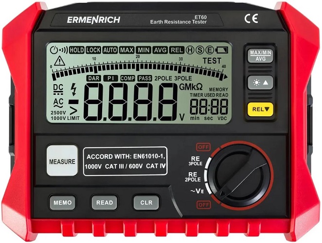 

Тестер Ermenrich 82961 заземления Ping ET60, 82961