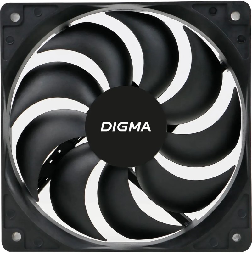 

Вентилятор для корпуса Digma DFAN-120-9 120x120x25mm 3-pin 4-pin (Molex)23dB 120gr Ret, DFAN-120-9