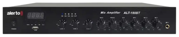 Изображение товара Микшер-усилитель Alerto ALT-180BT/FAM