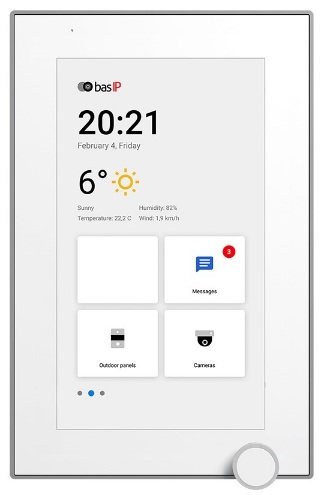 Монитор BAS-IP AZ-07LF White