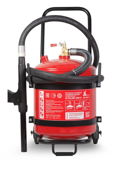 

Огнетушитель Пожтехника ОП-25 АВСЕ МИГ (10А, 233В, С, Е) порошковый передвижной с перекрывным стволо, ОП-25 АВСЕ МИГ (10А, 233В, С, Е)